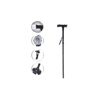 Foto 2 | Baston Plegable Con Luz Led Y Alarma Altura Ajustable Ideal Para Adulto Mayor