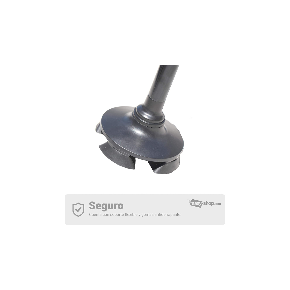 Foto 5 pulgar | Baston Plegable Con Luz Led Y Alarma Altura Ajustable Ideal Para Adulto Mayor