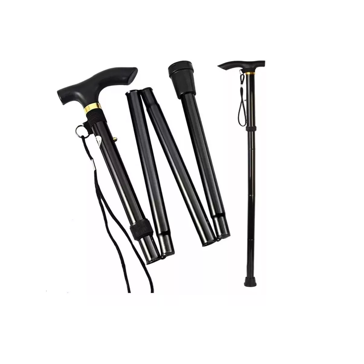 Foto 4 pulgar | Bastón Plegable Ligero Retractil Eo Safe Imports Esi-11133 Negro