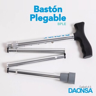Foto 2 | Bastón Plegable Plata Daonsa