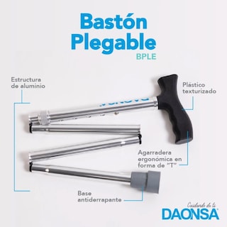 Foto 4 | Bastón Plegable Plata Daonsa