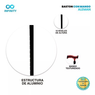 Foto 6 | Baston Infinity Mango Tipo Aleman
