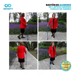Foto 5 | Bastón Infiniy Mango Cuello De Ganso Color Dorado-Negro