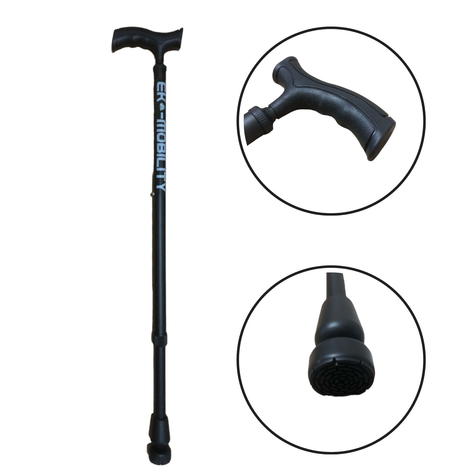 Foto 2 pulgar | Baston Ultra Ligero de Aluminio con Sistema de Goma Rotatorio