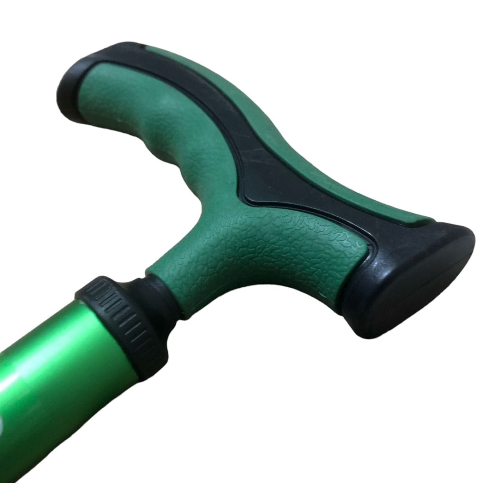 Foto 4 pulgar | Baston Ultra Ligero de Aluminio con Sistema Goma Rotatoria Verde