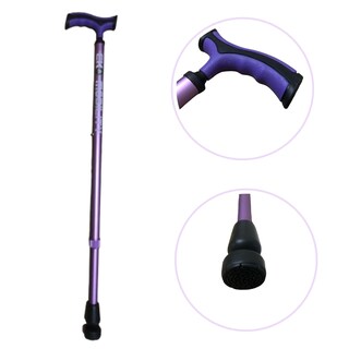 Foto 1 | Baston Ultra Ligero de Aluminio con Sistema de Goma Rotatoria Morado