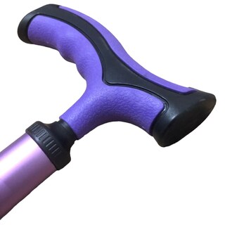 Foto 3 | Baston Ultra Ligero de Aluminio con Sistema de Goma Rotatoria Morado