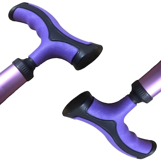 Foto 5 | Baston Ultra Ligero de Aluminio con Sistema de Goma Rotatoria Morado