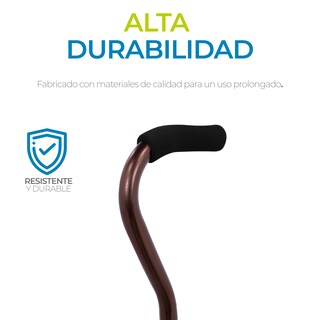 Foto 3 | Bastón Ajustable Para Adultos Mayores Antiderrapante, Ligero Y Resistente, Soporta Hasta 100 Kg, Mango Ergonómico