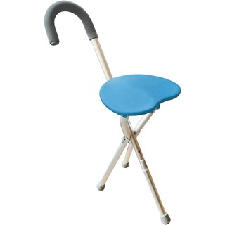 Foto 1 | Bastón Plegable Plata C/asiento Mango Ergonómico Speedy