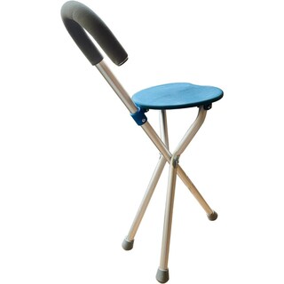 Foto 3 | Bastón Plegable Plata C/asiento Mango Ergonómico Speedy