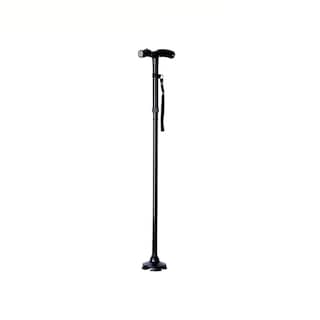 Foto 1 | Bastón Plegable Ajustable Con Luz Led Y 4 Puntos De Apoyo Eo Safe Imports Esi-11132-1 Negro