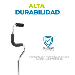 Foto 3 | Baston Ortopedico Doble Apoyo De 4 Patas Aluminio Ajustable