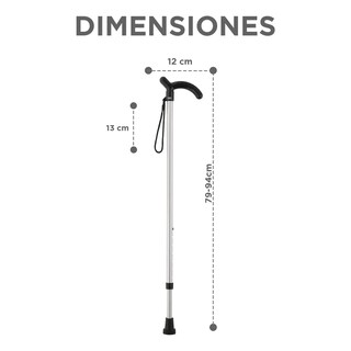 Foto 2 | Bastón Ortopédico Ajustable Eo Safe Imports Esi-19156 Plata