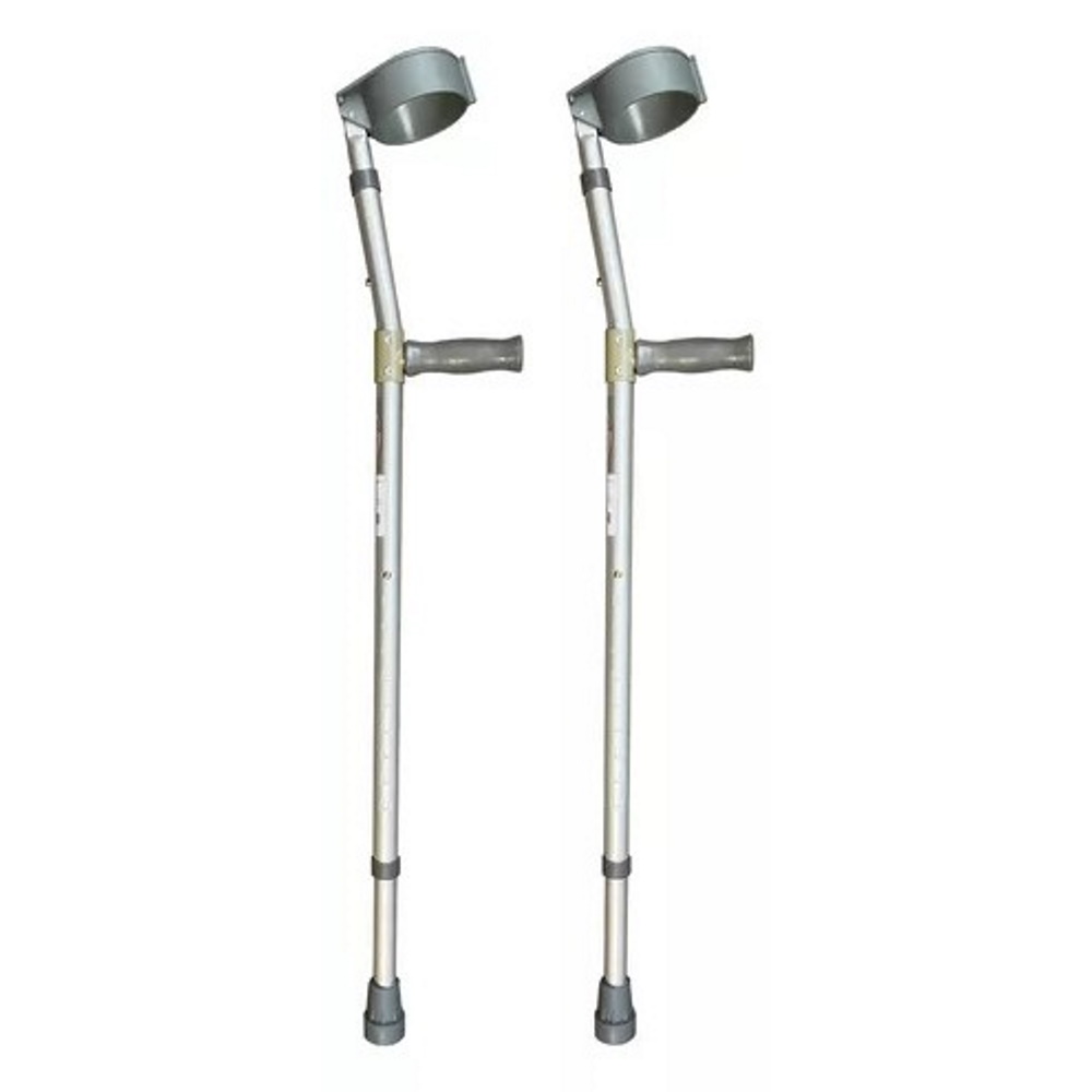 Foto 2 | Muletas Canadiense Infantil Ajustable Aluminio Plata Speedy