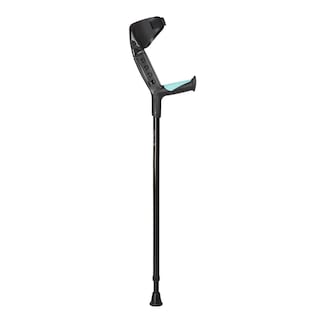 Foto 1 | Muleta Canadiense Codo Ajustable Negro Aluminio Acero Tynor