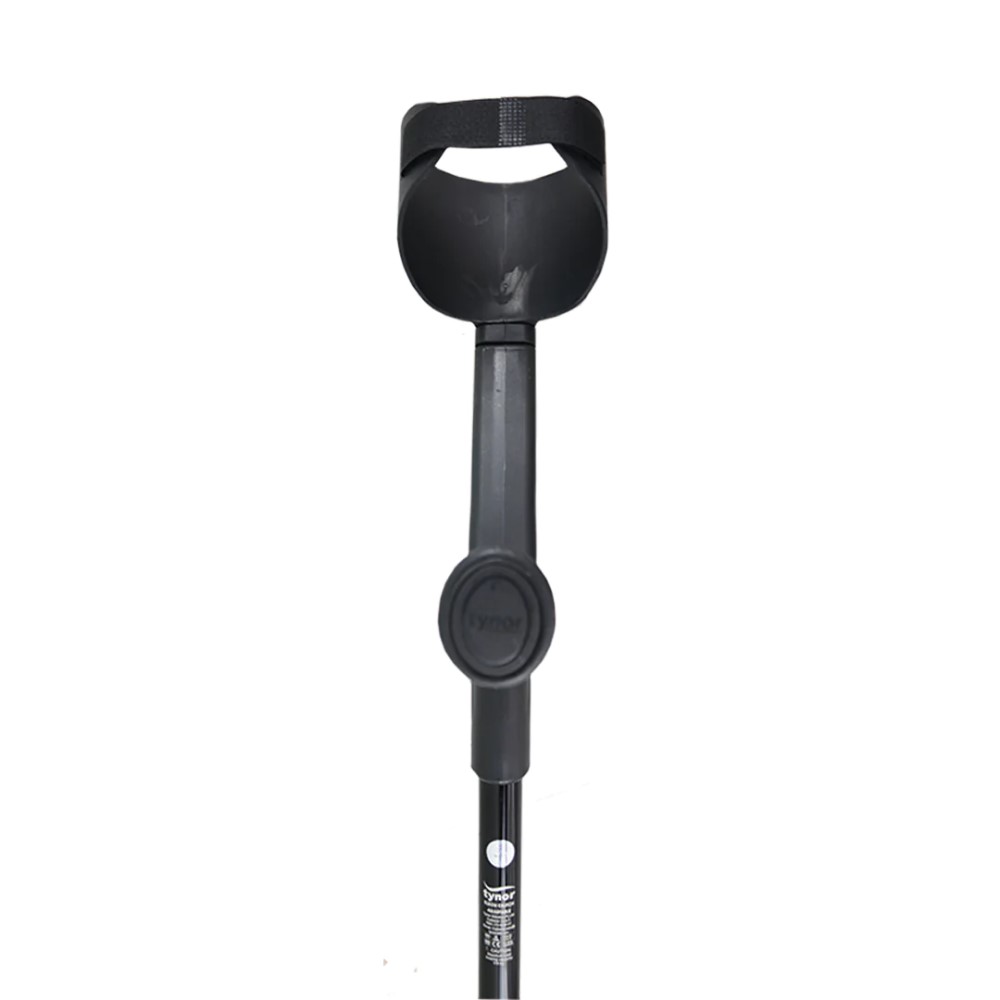 Foto 4 | Muleta Canadiense Codo Ajustable Negro Aluminio Acero Tynor