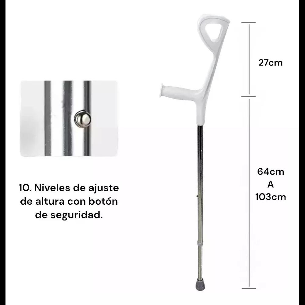Foto 4 pulgar | Muleta Tipo Canadiense Apoyo Auxiliar Rehabilitación