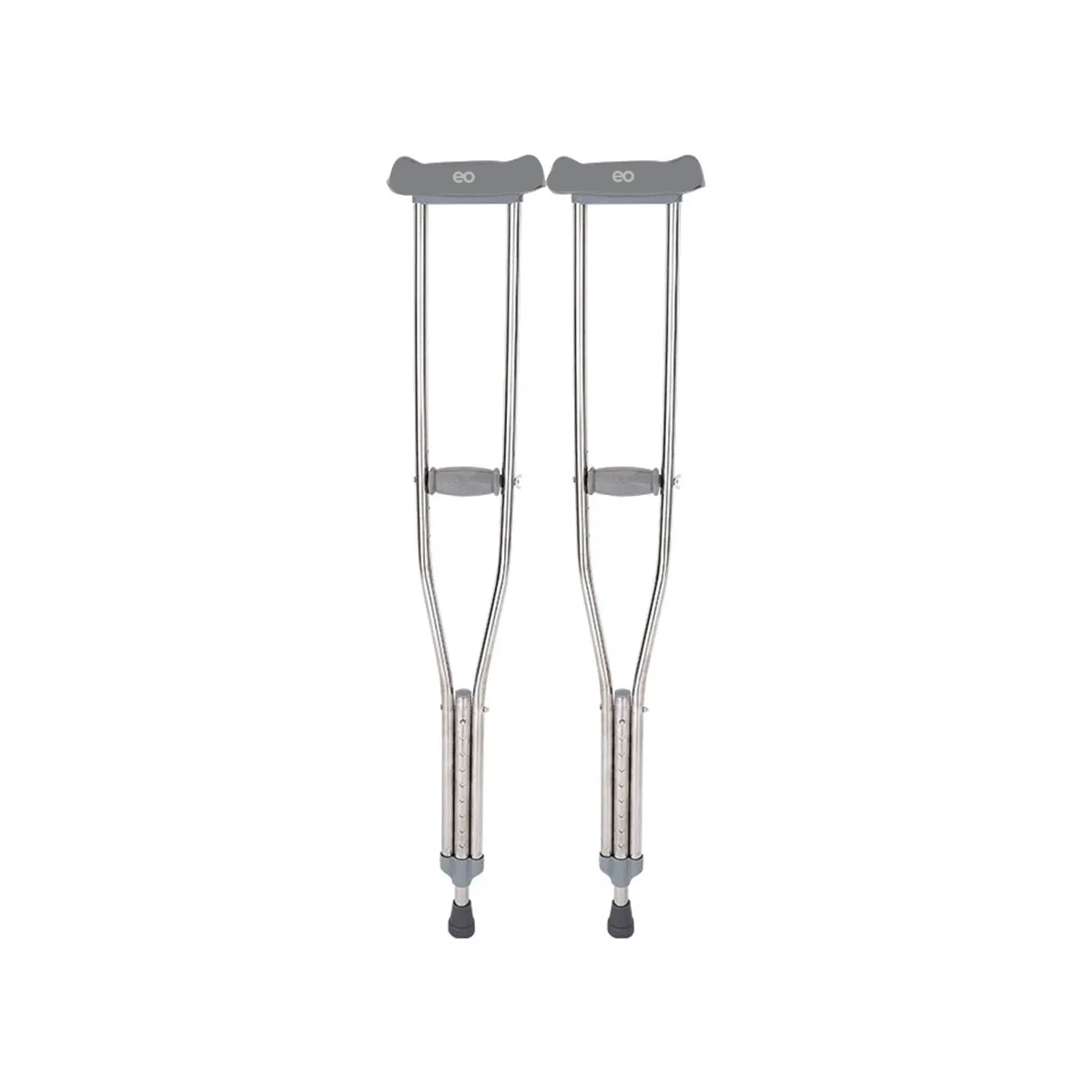 Foto 2 pulgar | Muletas Ajustables Eo Safe Imports Esi-19158 2 Piezas Plata