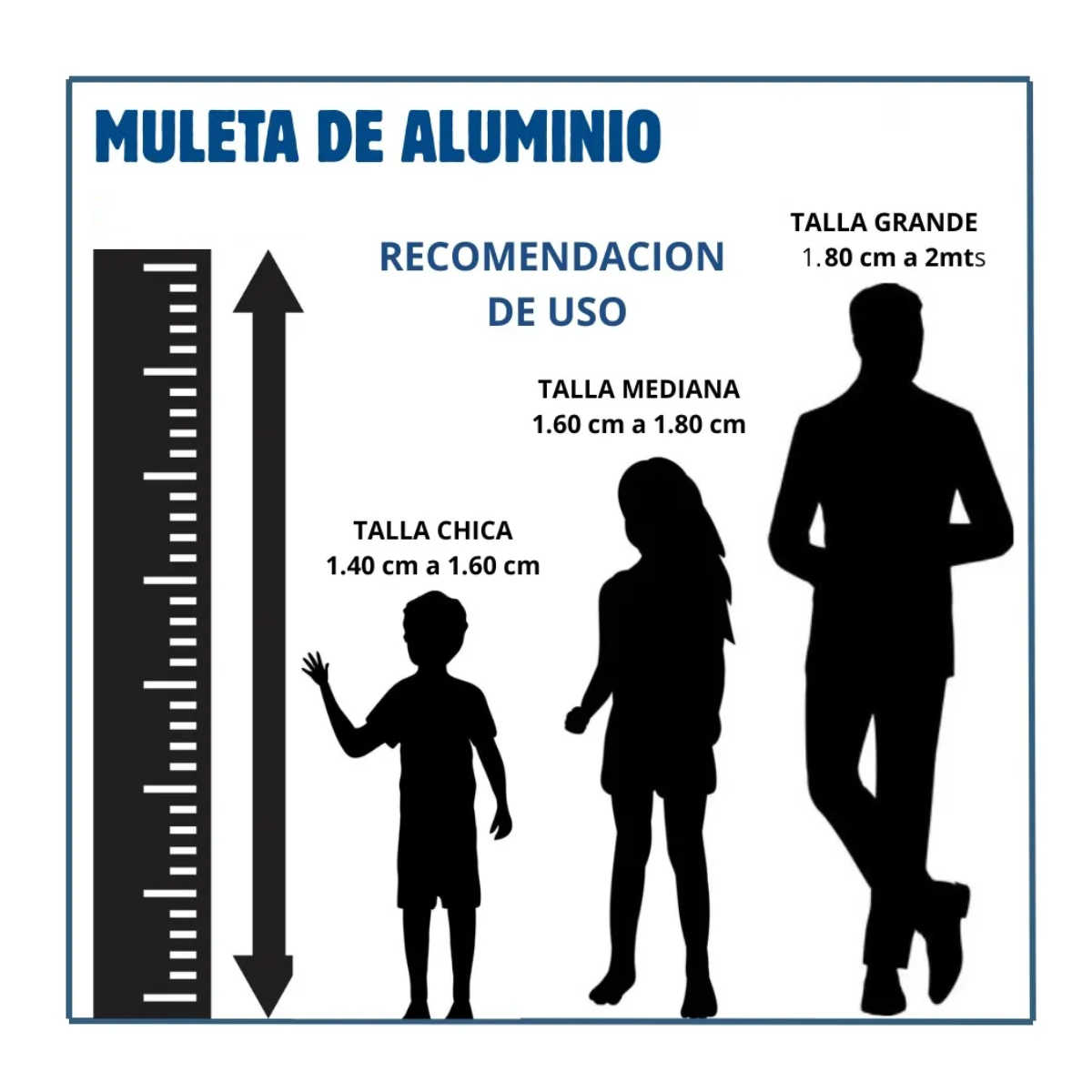 Foto 5 pulgar | Muletas Axilares De Aluminio Ajustables De Lujo Para Adulto Chico Eo Safe Imports Esi-20066 Multicolor