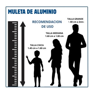 Foto 4 | Muletas Axilares De Aluminio Ajustables De Lujo Para Adulto Chico Eo Safe Imports Esi-20066 Multicolor