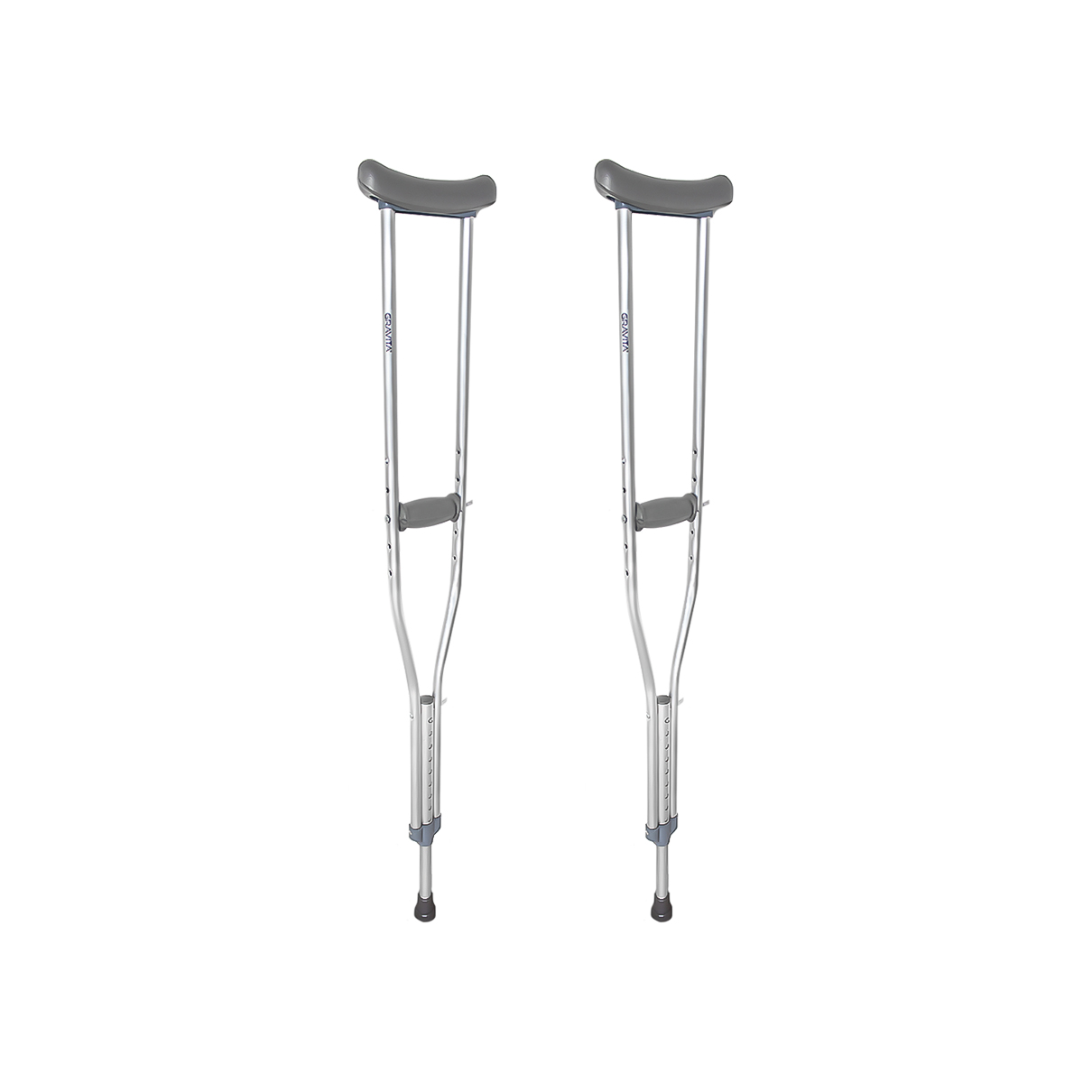 Foto 2 | Muletas Auxiliarles De Aluminio Ajustables Marca Gravita