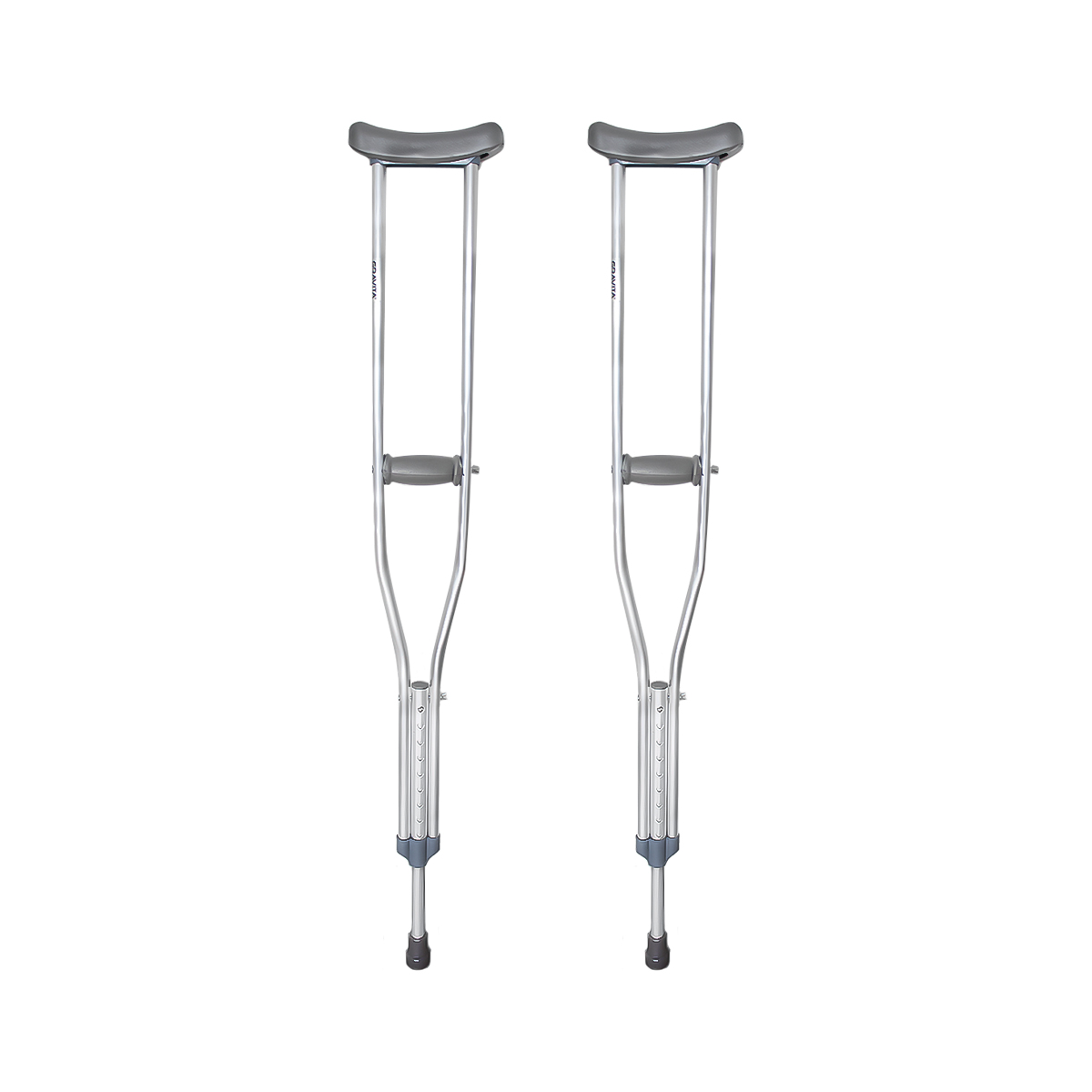 Foto 2 pulgar | Muletas Auxiliares de Aluminio Ajustables Marca Gravita