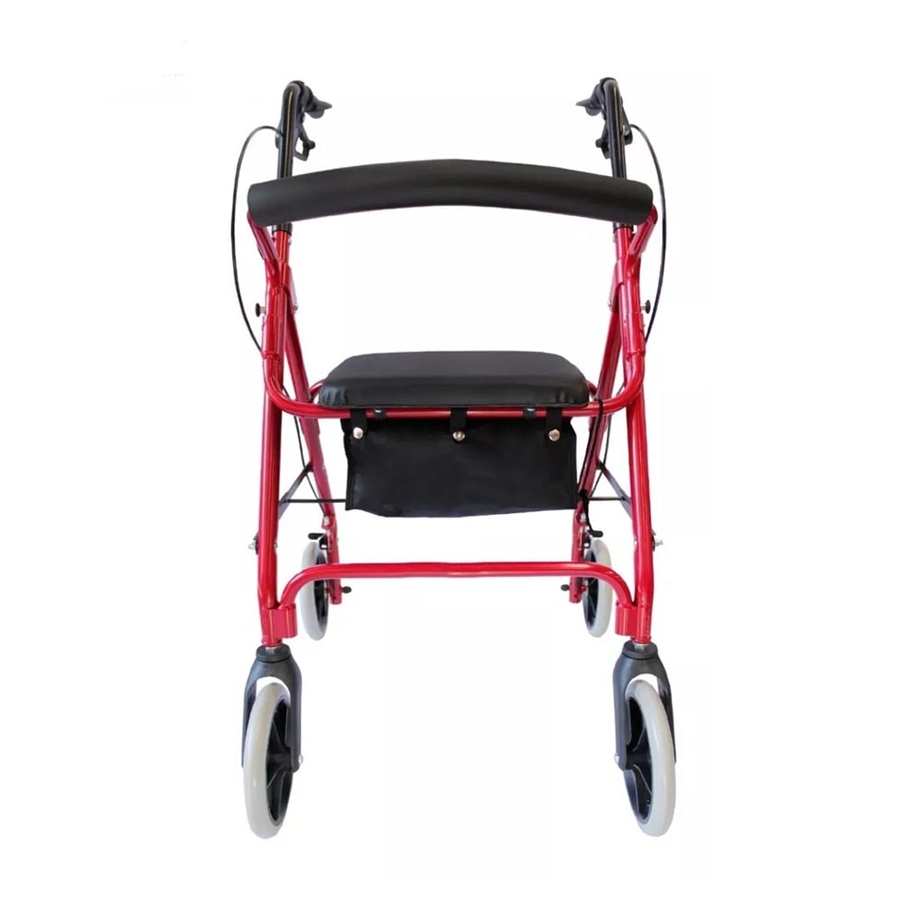 Andadera Ortopédica Rollator Plegable Con Asiento Y Bolsa Adulto