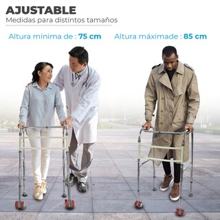Foto 7 | Andadera Ortopédica Linium con Ruedas Plegable