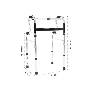 Foto 2 | Andador Ortopédico Ajustable Onof Tennessee C/ Doble Apoyo Plegable De Aluminio