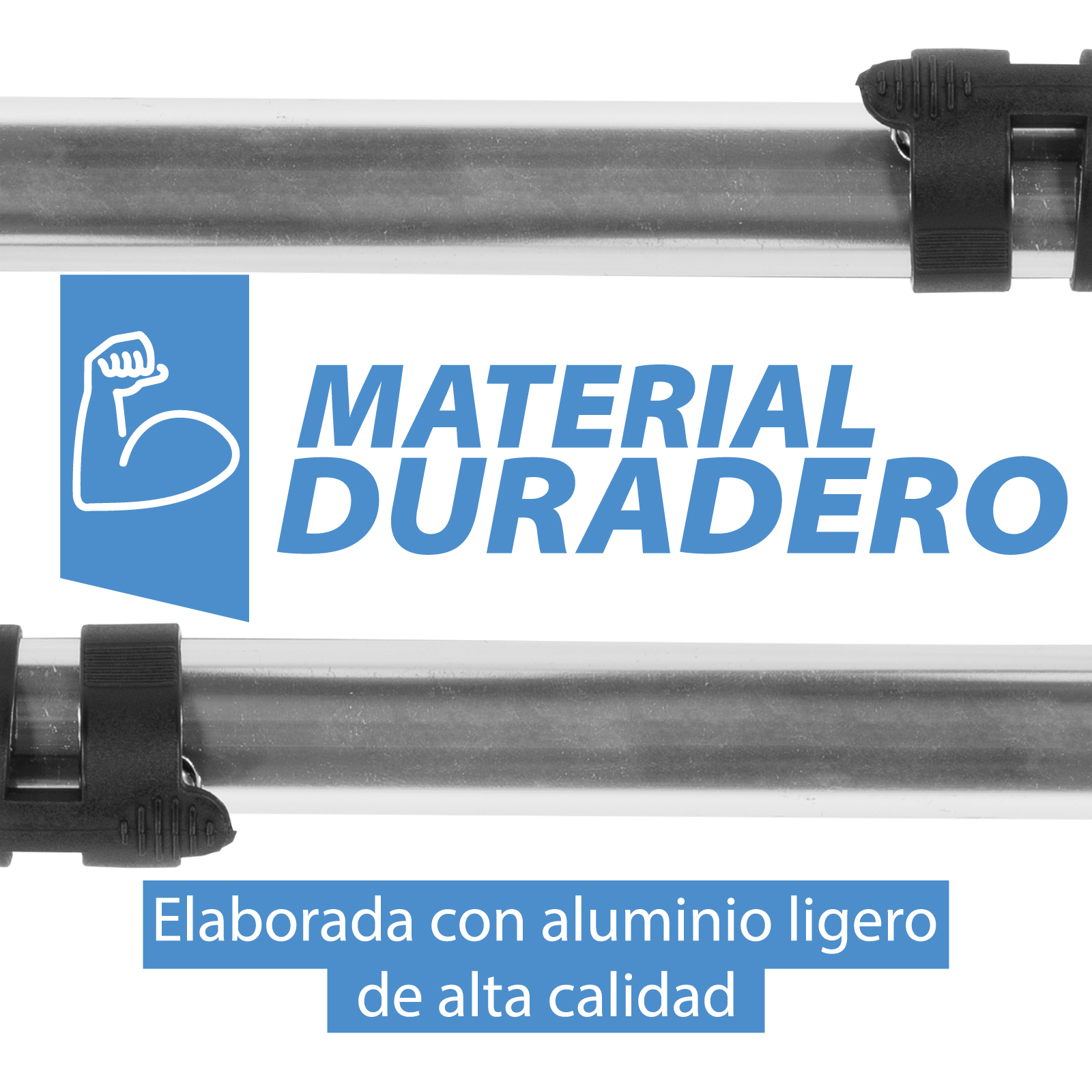 Foto 4 pulgar | Andador Ortopédico Ajustable Onof Tennessee C/ Doble Apoyo Plegable De Aluminio