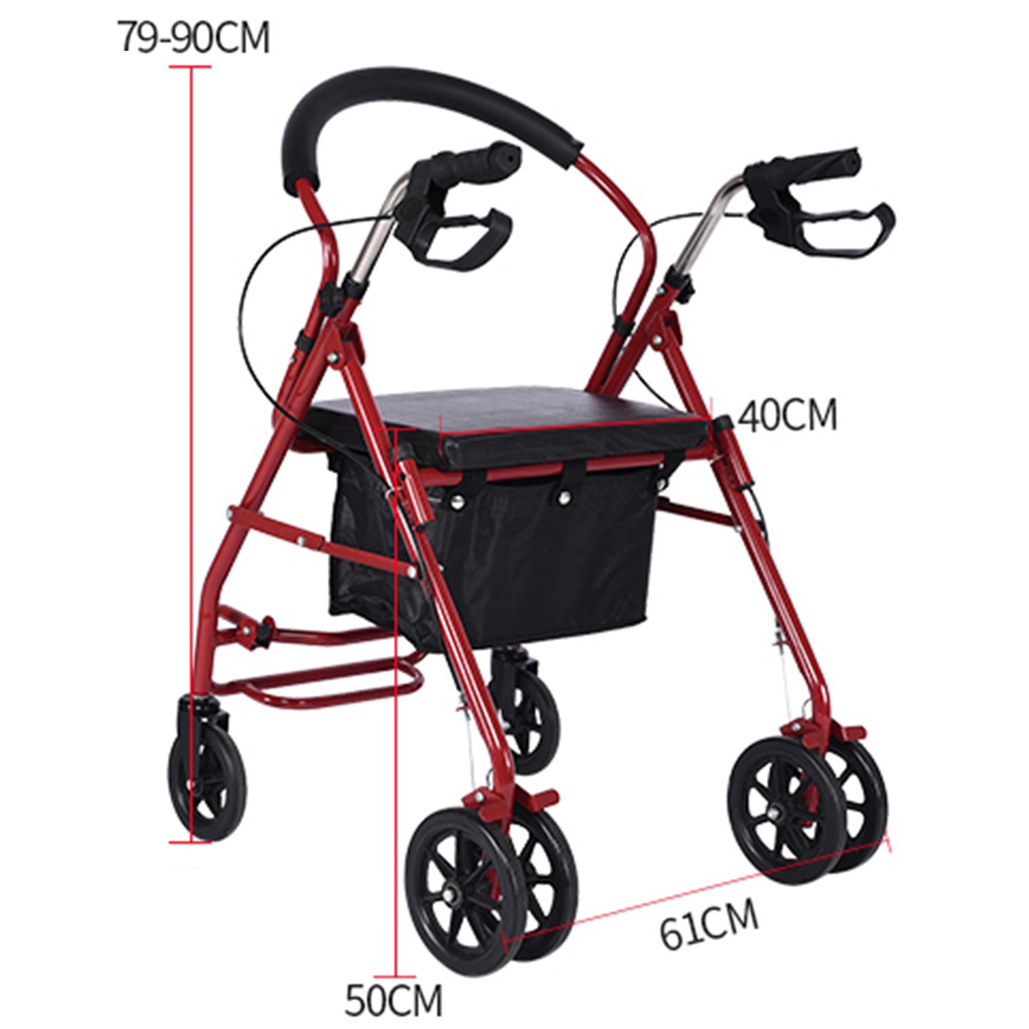 Foto 6 pulgar | Andadera Y Silla De Traslado Andafacil Rollator 2 En 1 Portátil