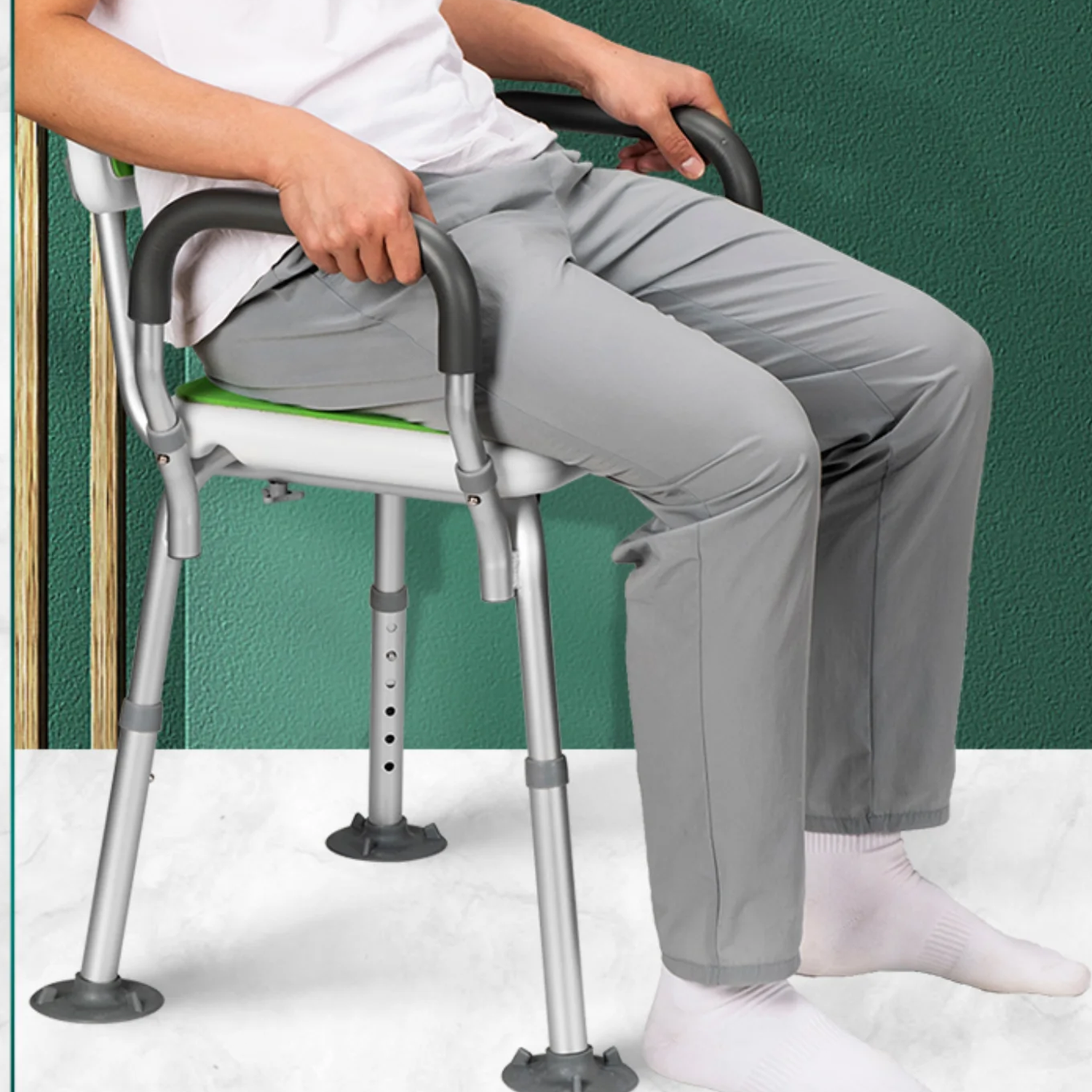 Foto 7 | Silla Antideslizante Andafacil para Baño Extra Resistente