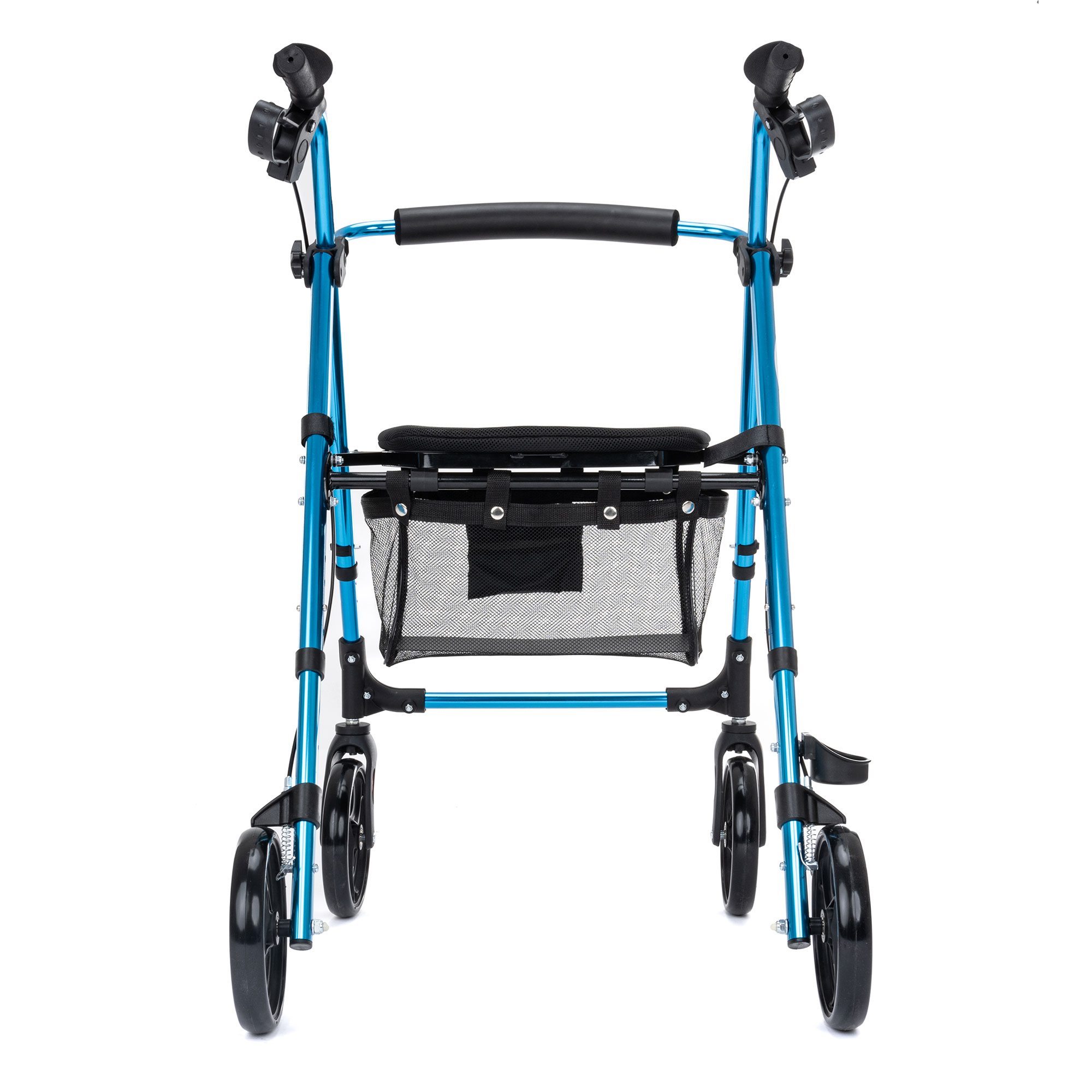 Foto 4 pulgar | Andadera Rollator Ortopedica Plegable Para Adulto Hilphy Medical Hil056a Color Azul De Aluminio