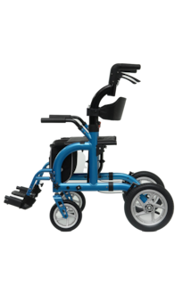 Foto 2 | Andadera Para Adulto Con Asiento Andafacil 2 En 1 - Azul
