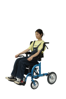 Foto 4 | Andadera Para Adulto Con Asiento Andafacil 2 En 1 - Azul