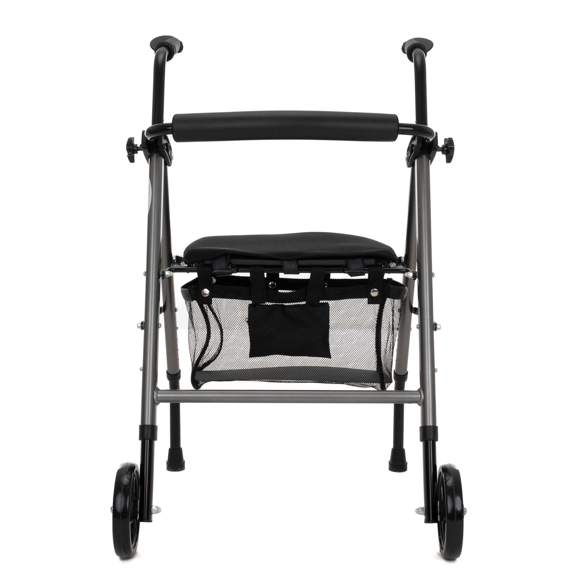 Foto 4 pulgar | Andadera Rollator con Llantas Delanteras Hilphy Medical Gris