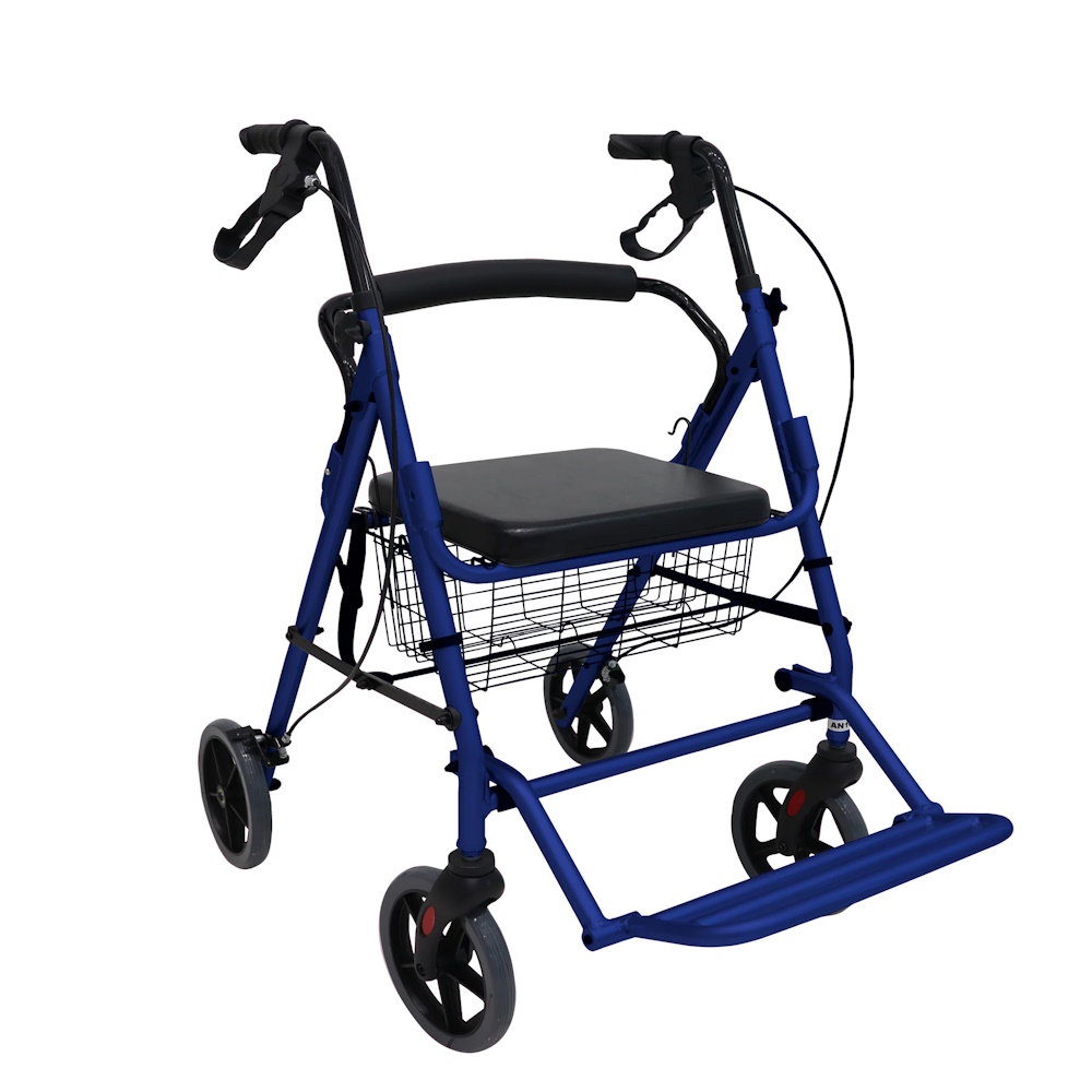 Andadera Handy Azul Silla Ortopédica para Adulto de Aluminio