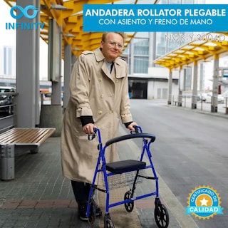 Foto 6 | Andadera EAS Rollator Infinity Plegable