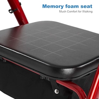 Foto 4 | Andadera Ortopedica Rollator Asiento Silla Con Con Frenos
