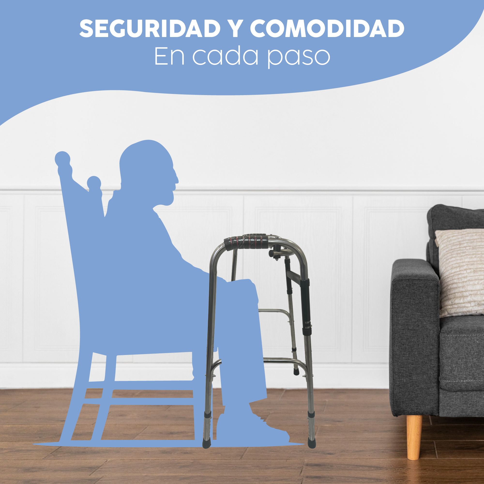 Foto 5 | Andadera Pulse Marca Medu – Comodidad, Seguridad Y Ligereza Para Tu Movilidad Diaria
