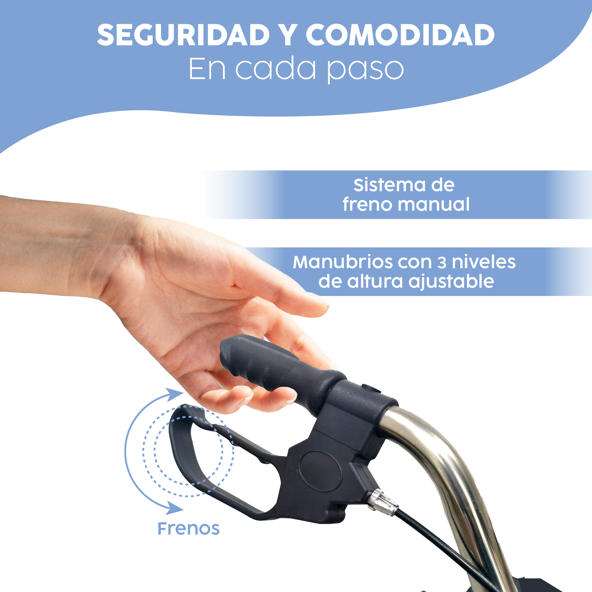 Foto 7 | Andadera 4 Ruedas Lift - Movilidad Segura Y Confortable