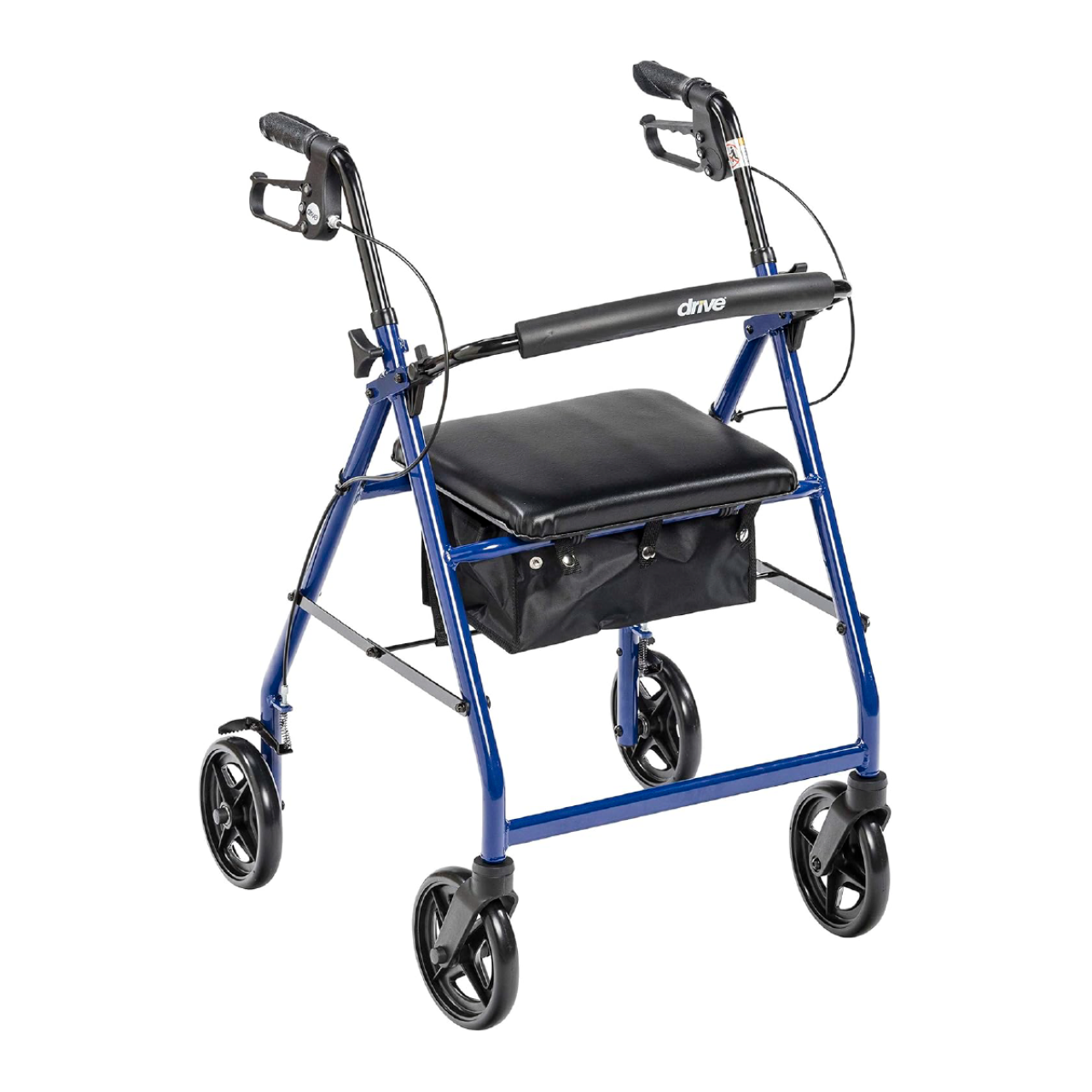 Foto 2 pulgar | Andadera Ortopédica Rollator Asiento Tipo Silla Ruedas Drive Azul