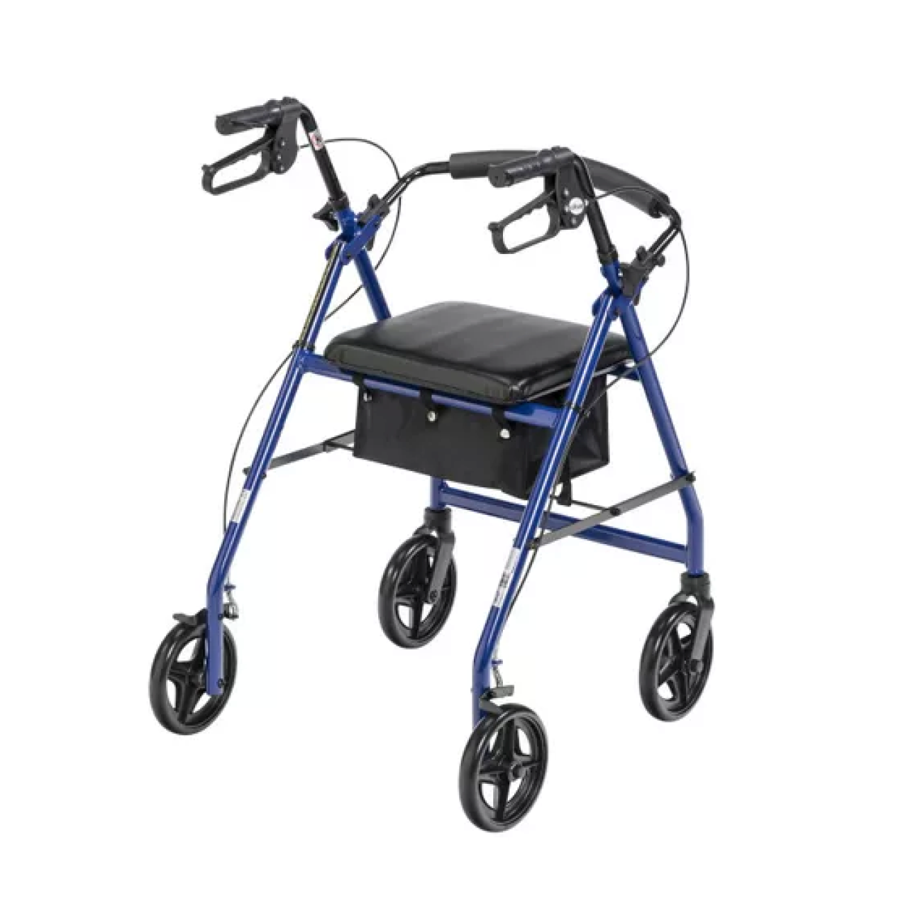 Foto 4 pulgar | Andadera Ortopédica Rollator Asiento Tipo Silla Ruedas Drive Azul