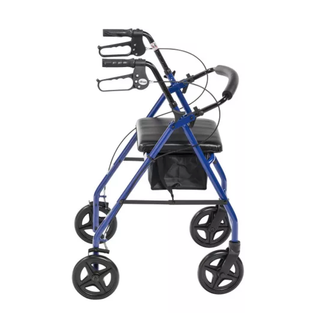 Foto 5 pulgar | Andadera Ortopédica Rollator Asiento Tipo Silla Ruedas Drive Azul