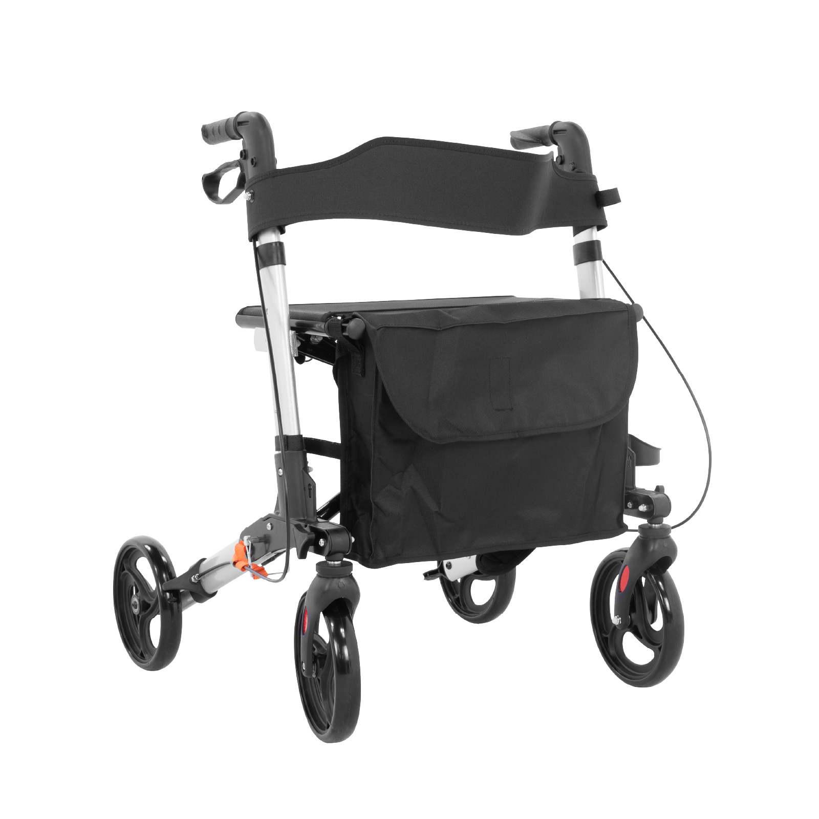 Andadera Ortopédica Con Asiento, Plegable Y Altura Ajustable – Soporte Estable Para Adultos Mayores Con Frenos