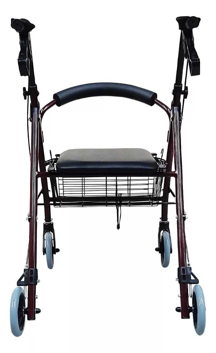 Foto 4 pulgar | Andadera Rollator Vino 2 En 1, Silla Y Andadera De Aluminio Con Frenos | Soporta Hasta 110kg