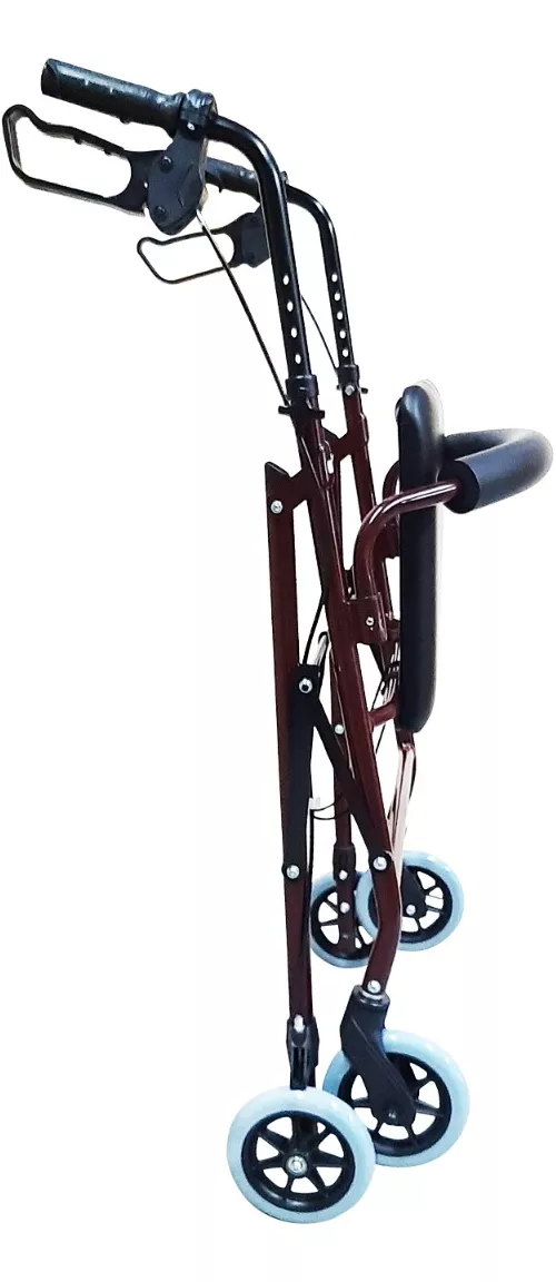 Foto 4 | Andadera Rollator Vino 2 En 1, Silla Y Andadera De Aluminio Con Frenos | Soporta Hasta 110kg
