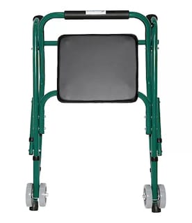 Foto 3 | Andadera Rollator Sencilla 2 Ruedas | Estructura De Acero, Asiento De Vinil, Soporta 110 Kg