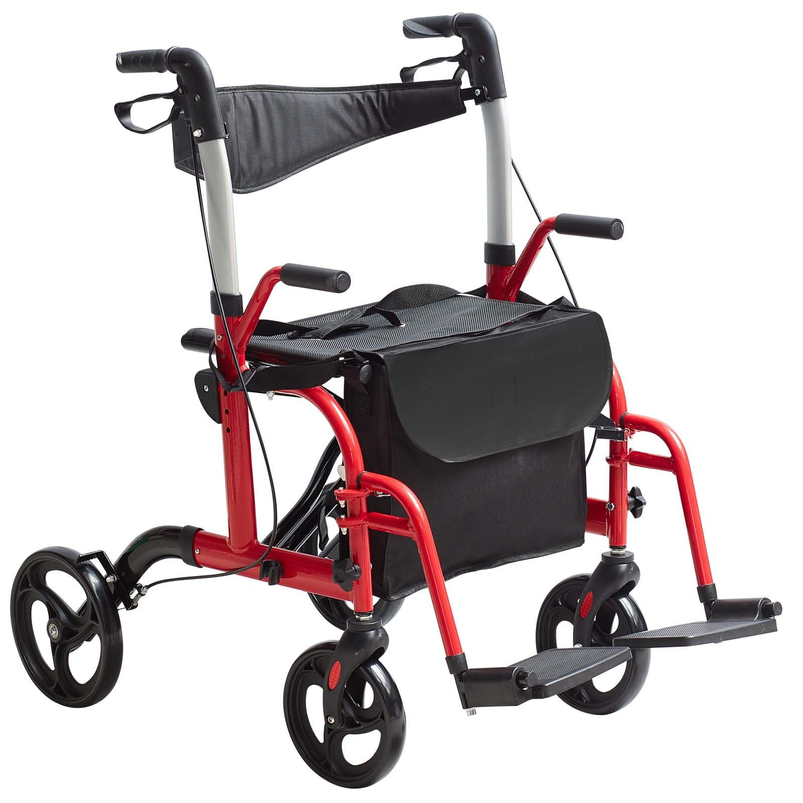 Foto 2 pulgar | Silla Rollator Walker & Transport Vevor 2 En 1 Para Personas Mayores - Venta Internacional.